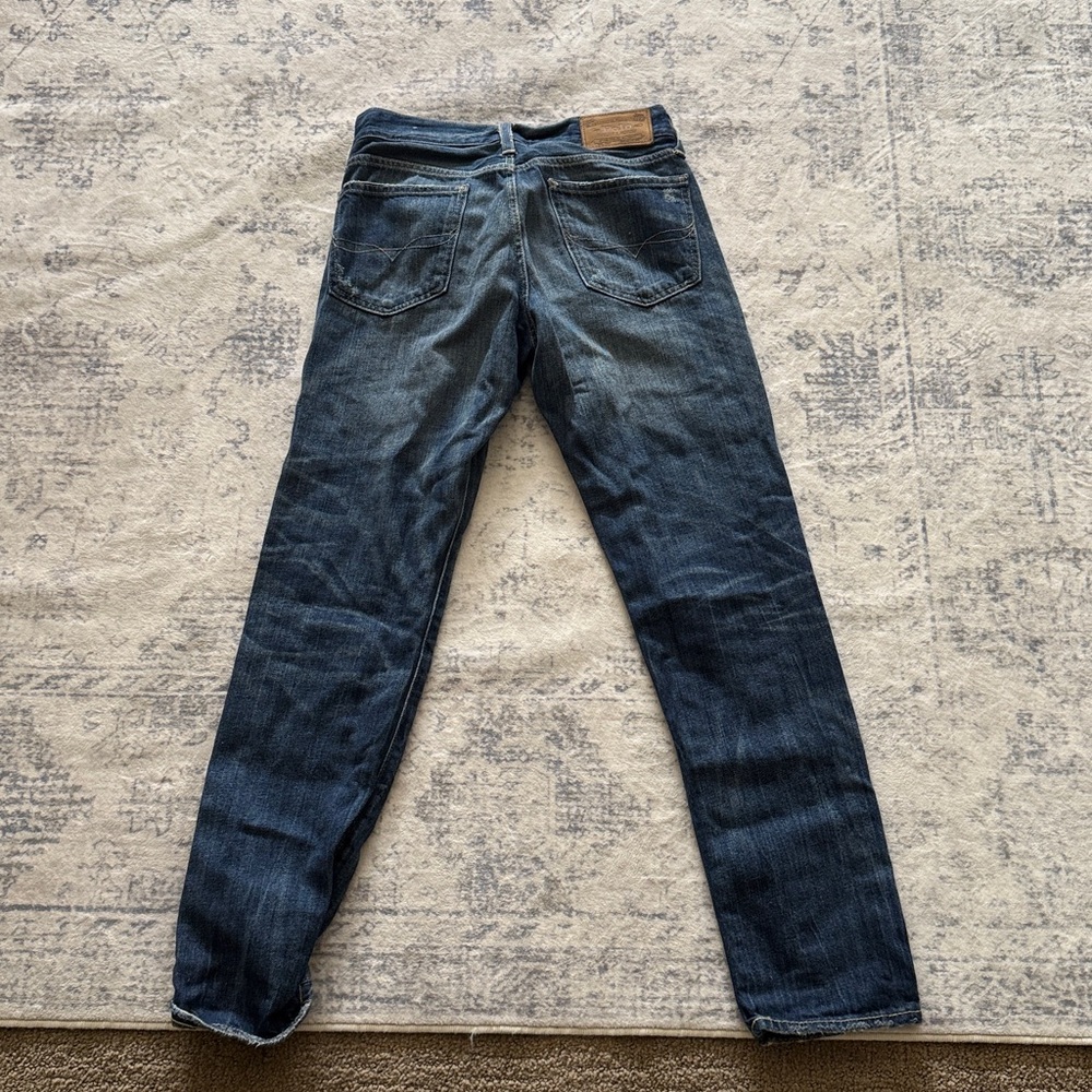 Ralph Lauren Polo Blue Jeans with Tan Patch